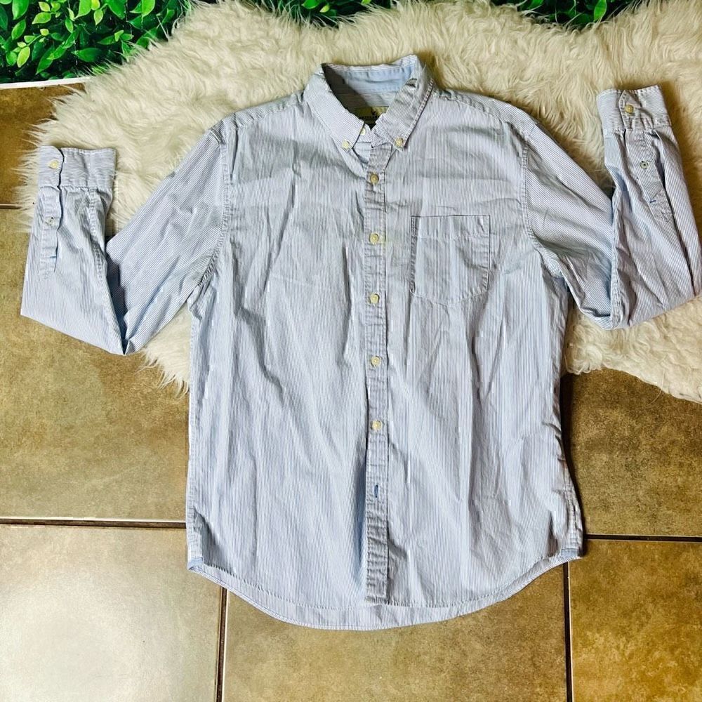 American Eagle long sleeve button down dress shirt men L